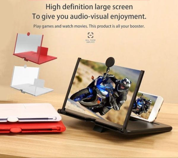 5. Excellent compatibility: whether you are for iPhone or an Android phone, the projector screen of the magnifying glass can be used with your device. 3D visual pleasure can avoid visual fatigue